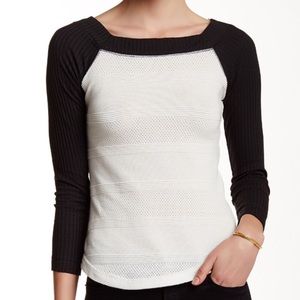 Free People Quarter Sleeved Top Size Medium